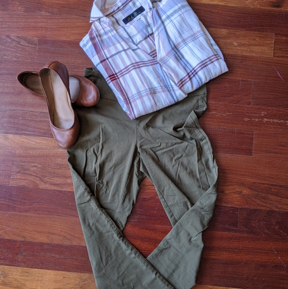 Forest green pants